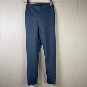 carbon38 high rise leggings slate blue
